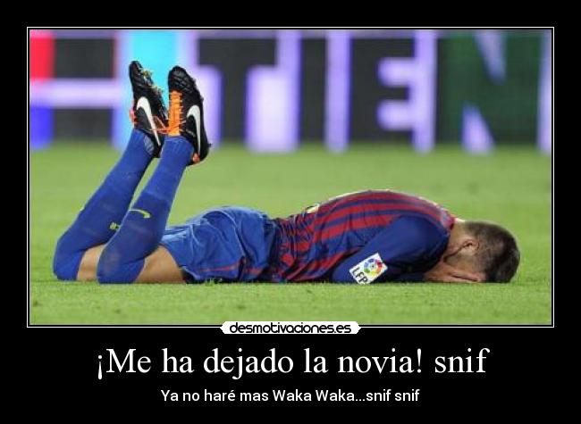 ¡Me ha dejado la novia! snif - 