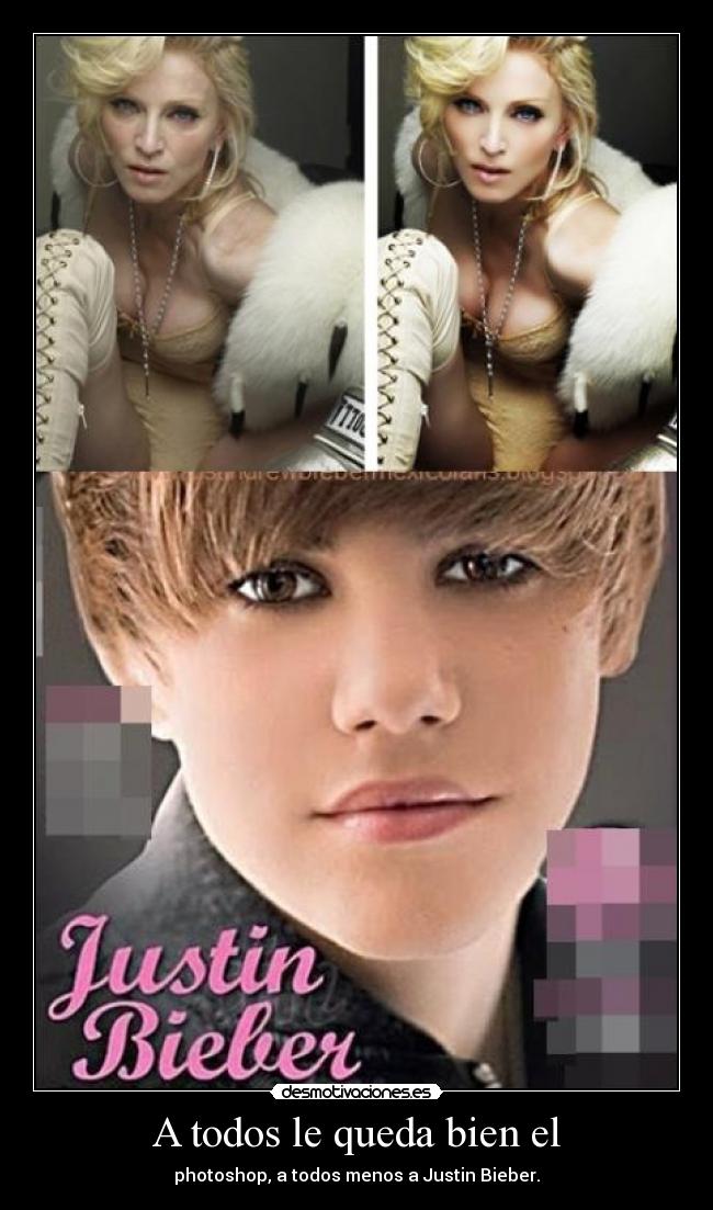 carteles madonna justin bieber desmotivaciones