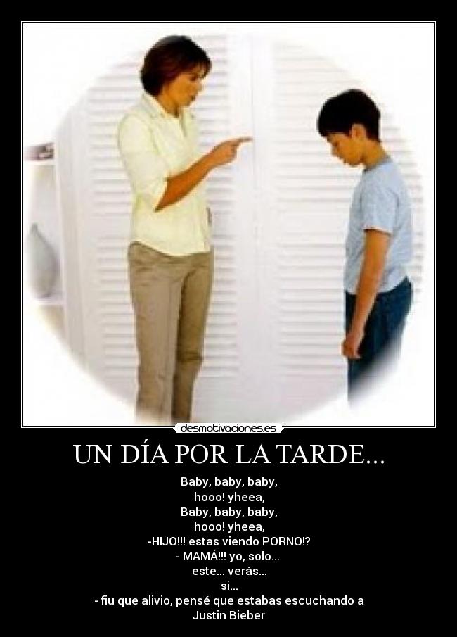 UN DÍA POR LA TARDE... -