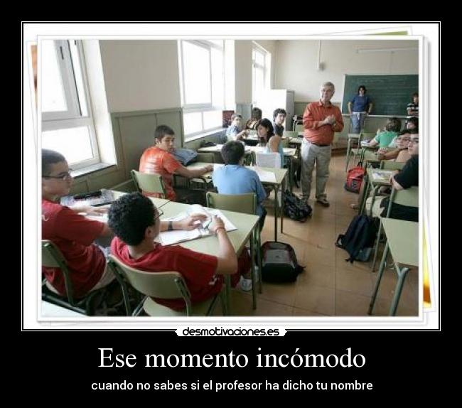 Ese momento incómodo - 