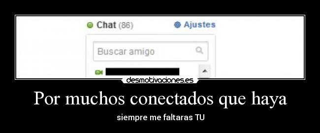 Por muchos conectados que haya -