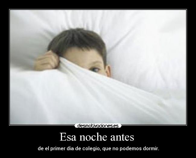 Esa noche antes -