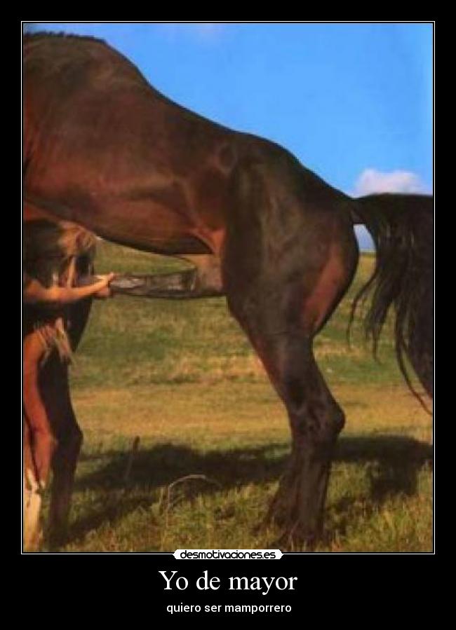 Yo de mayor - quiero ser mamporrero