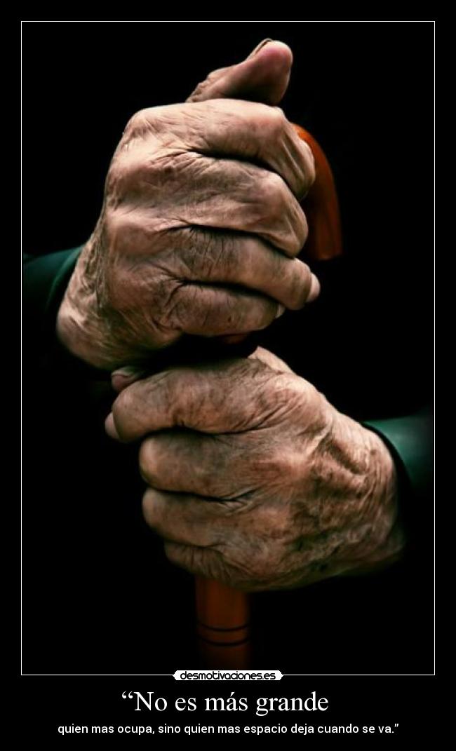 “No es más grande -