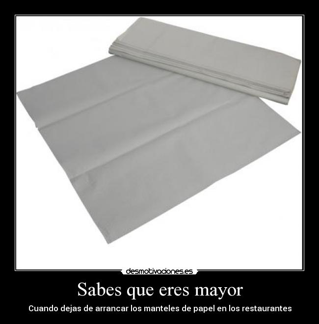 carteles manteles papel desmotivaciones