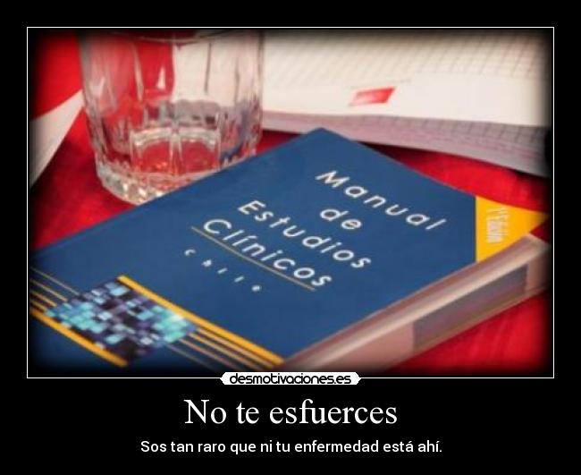 No te esfuerces -