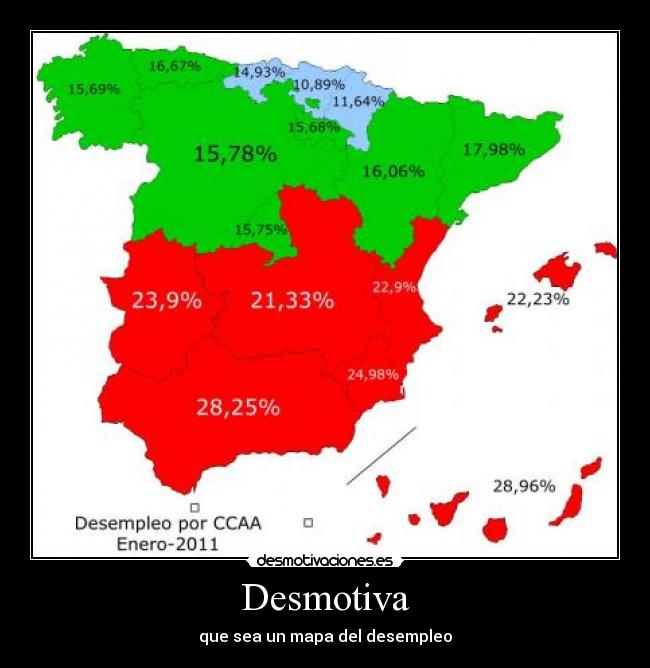 Desmotiva - que sea un mapa del desempleo