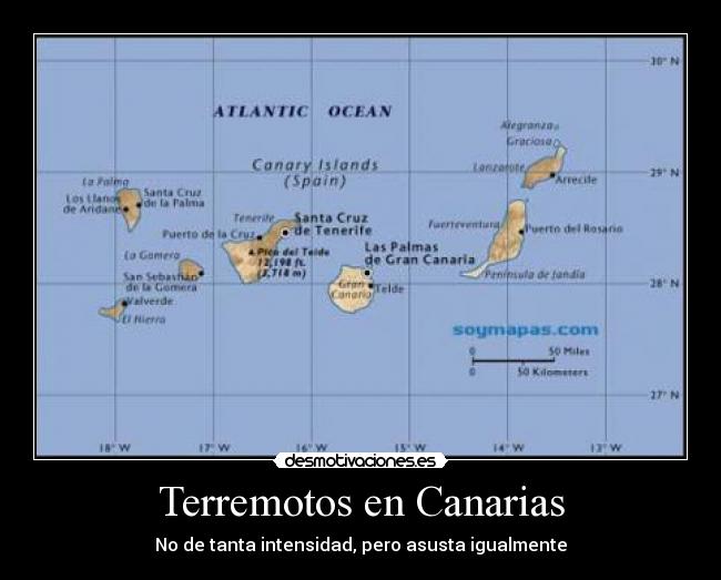 Terremotos en Canarias - No de tanta intensidad, pero asusta igualmente
