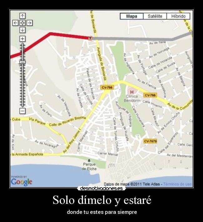 Solo dímelo y estaré - donde tu estes para siempre