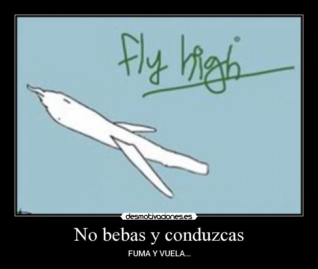 No bebas y conduzcas -