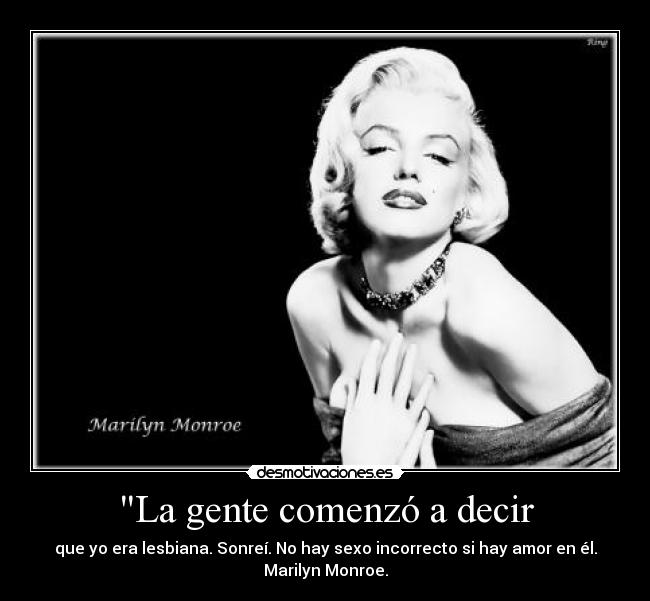 La gente comenzó a decir -