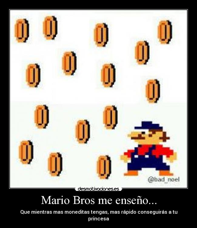 carteles mario bros enseno desmotivaciones