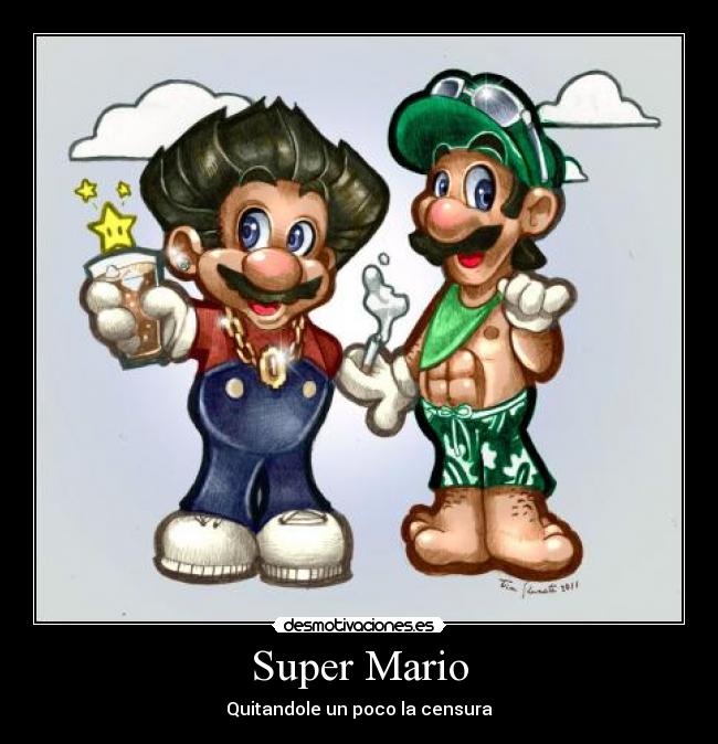 Super Mario - Quitandole un poco la censura