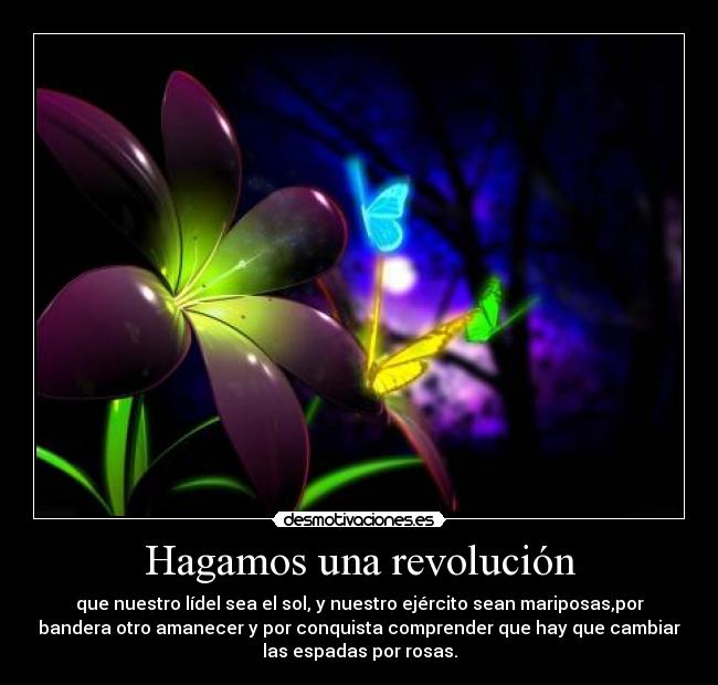 Hagamos una revolución -