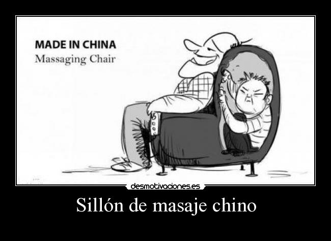 Sillón de masaje chino -