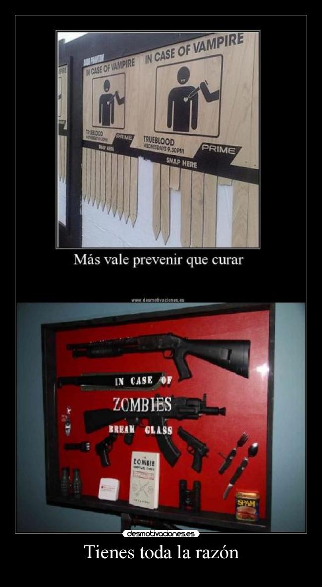 Tienes toda la razón -