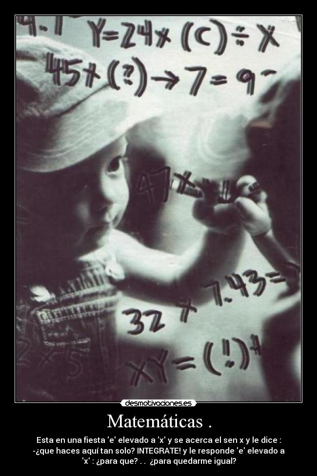 Matemáticas . -