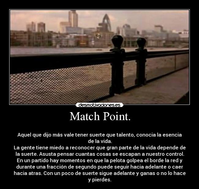 Match Point. - 