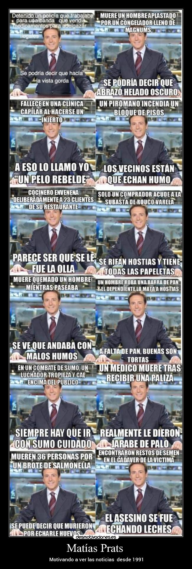 Matías Prats - Motivando a ver las noticias desde 1991