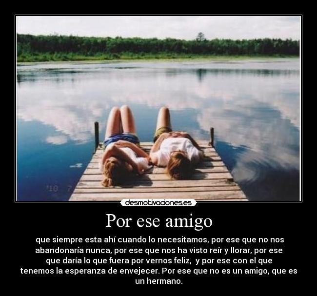 Por ese amigo - 