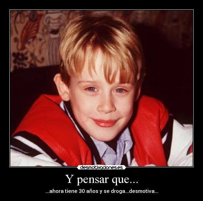 carteles macauly culkin desmotivaciones