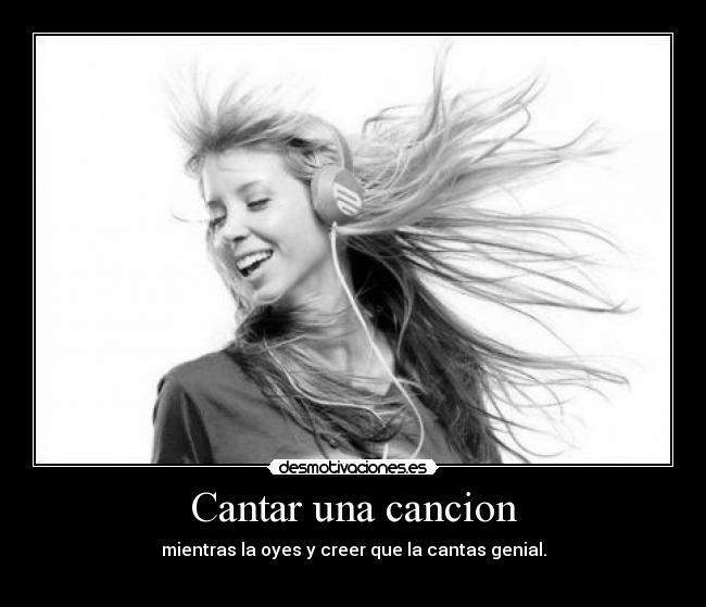 Cantar una cancion - 