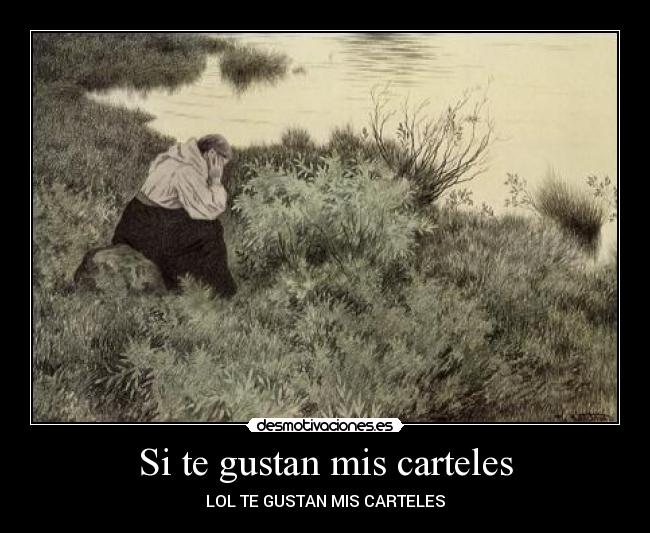 Si te gustan mis carteles - LOL TE GUSTAN MIS CARTELES