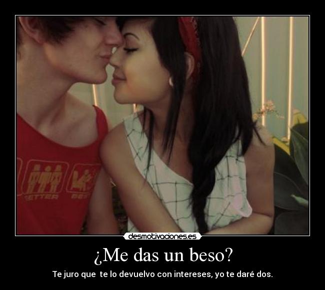¿Me das un beso? - 