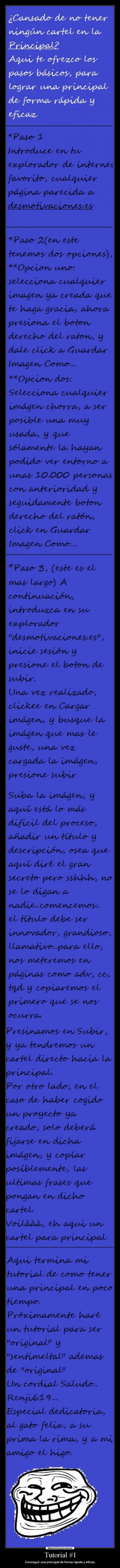 Tutorial #1 - Conseguir una principal de forma rápida y eficaz.