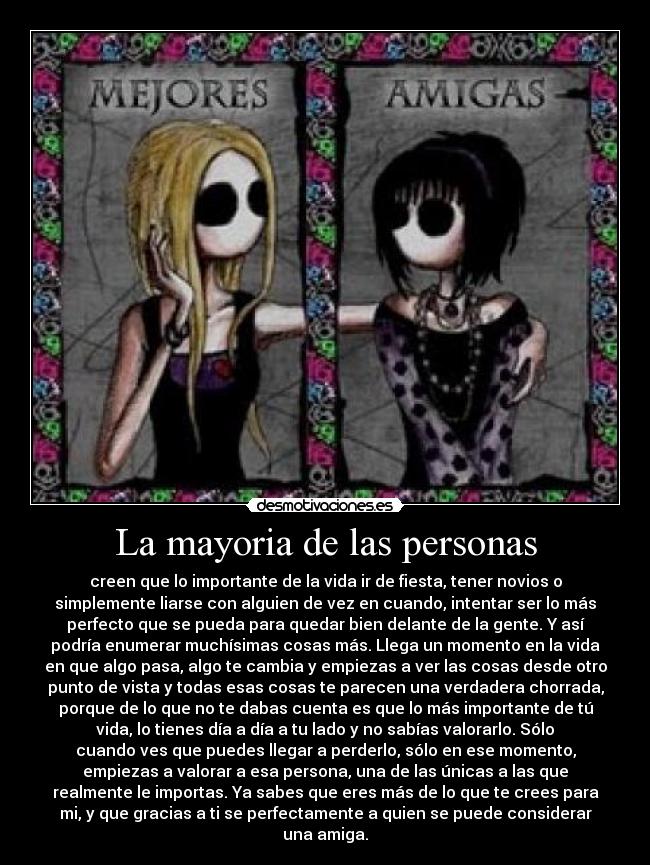 La mayoria de las personas -
