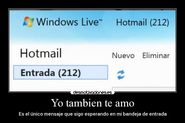 carteles email tambien amo desmotivaciones
