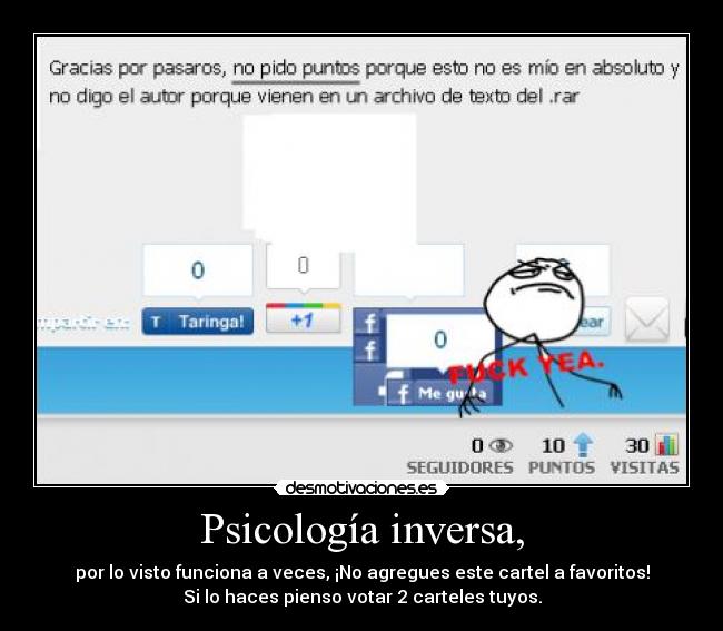 Psicología inversa, - 