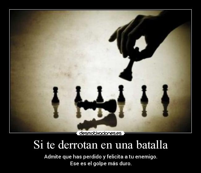 Si te derrotan en una batalla - 