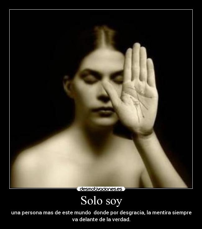 Solo soy - 