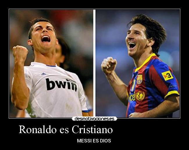 Ronaldo es Cristiano -