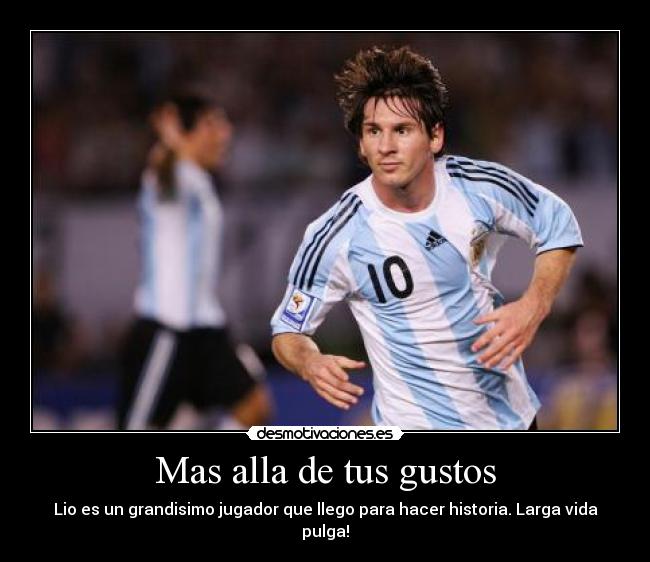 Mas alla de tus gustos - 