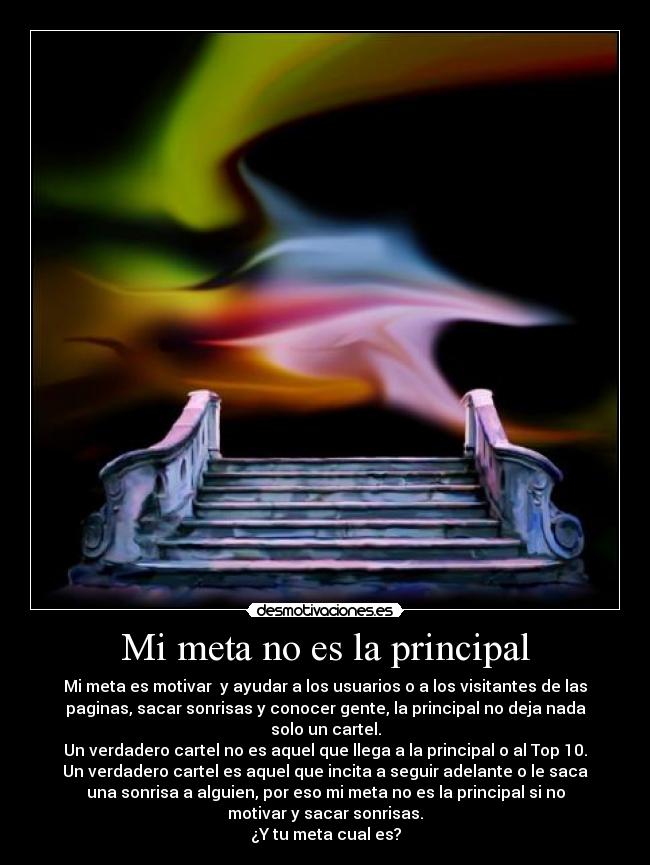 carteles meta principa desmotivaciones