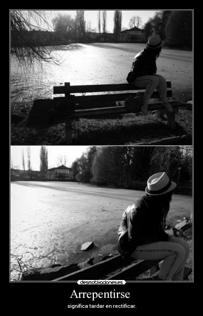 Arrepentirse -