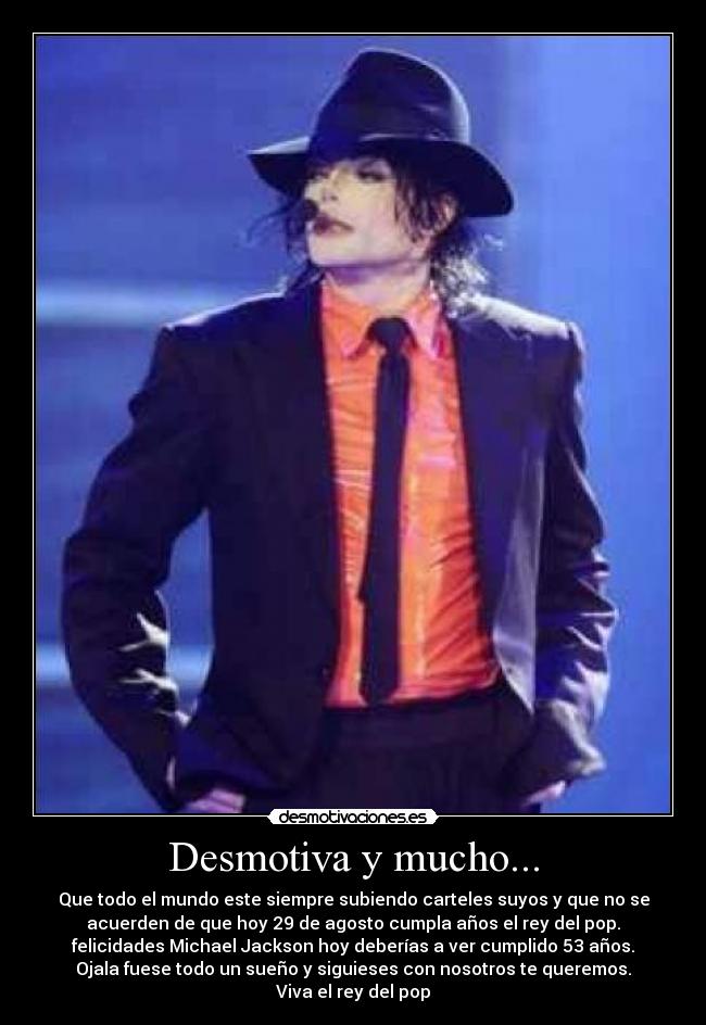 carteles michael jackson desmotivaciones