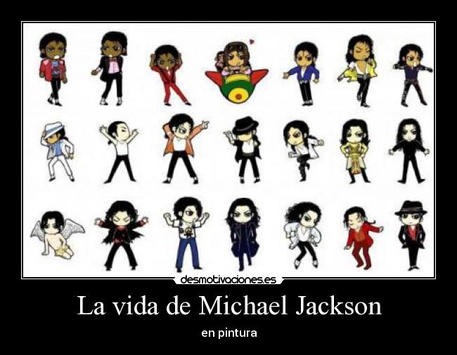La vida de Michael Jackson - en pintura
