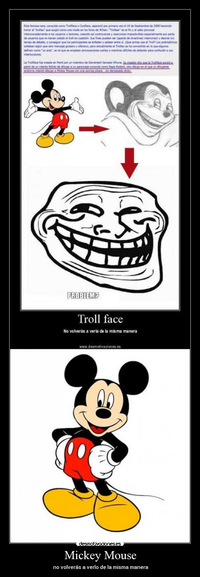 Mickey Mouse - no volverás a verlo de la misma manera