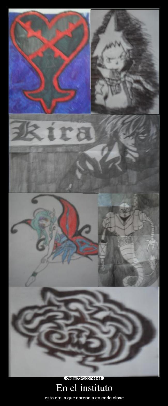 carteles instituto dibujos artista desmotivaciones