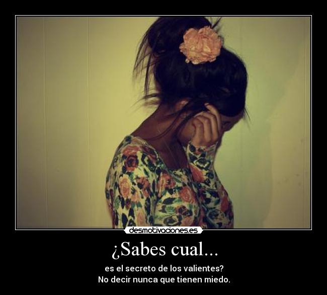 ¿Sabes cual... -