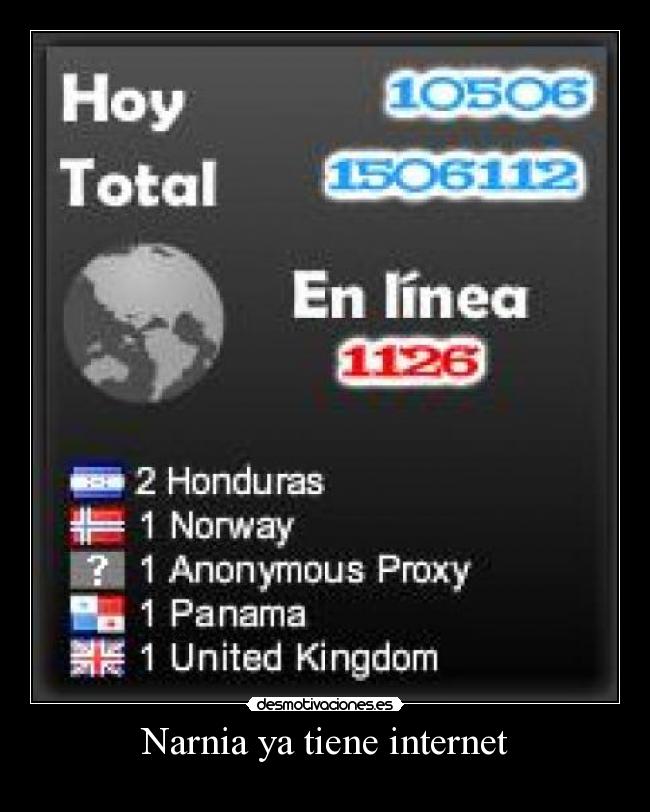 Narnia ya tiene internet - 