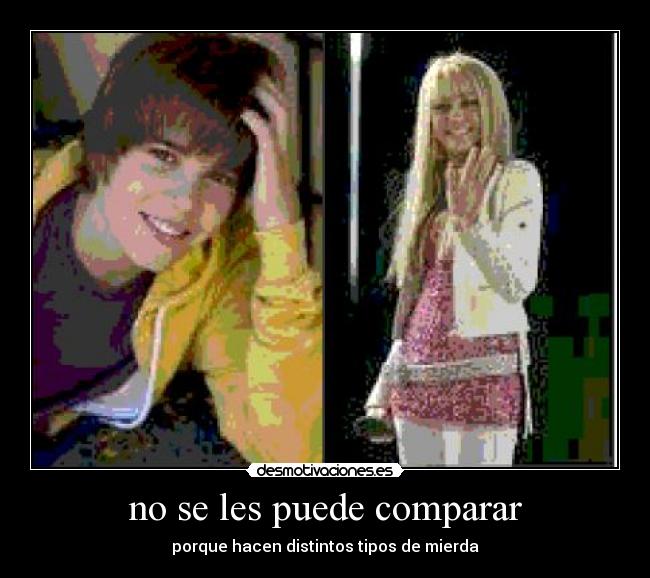 no se les puede comparar - 