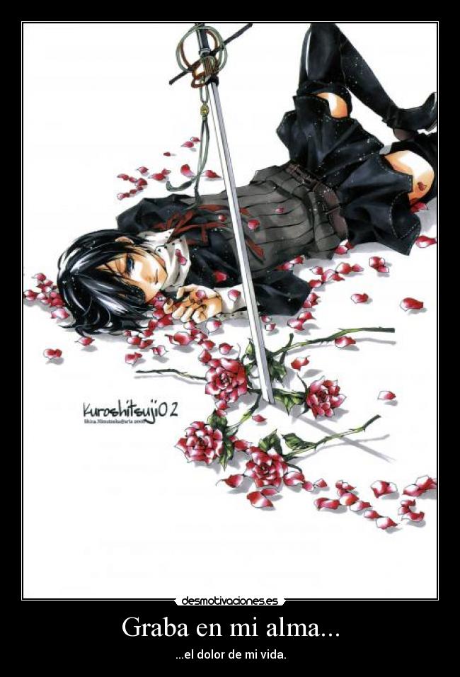 Graba en mi alma... -