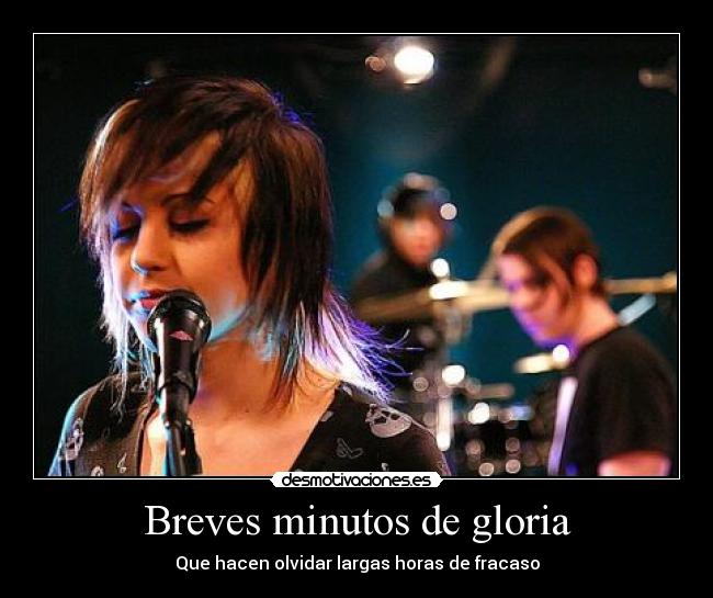 Breves minutos de gloria - 