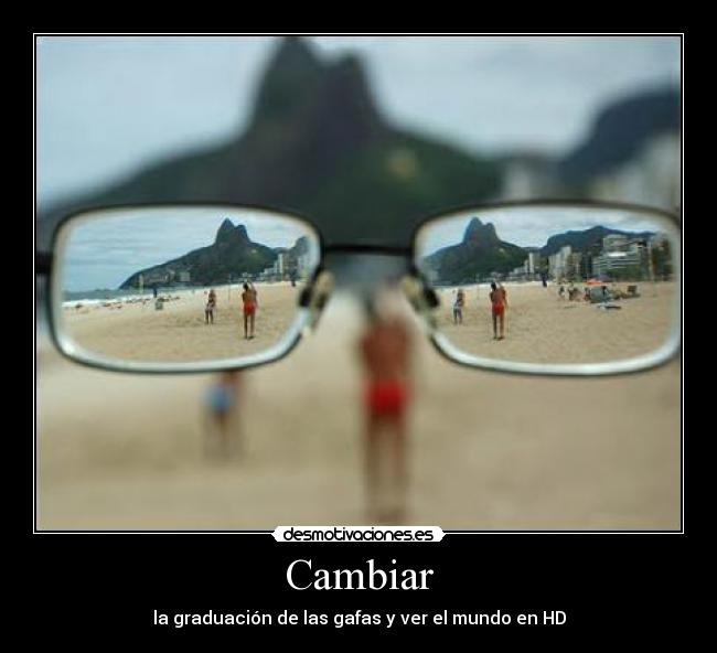 Cambiar - la graduación de las gafas y ver el mundo en HD