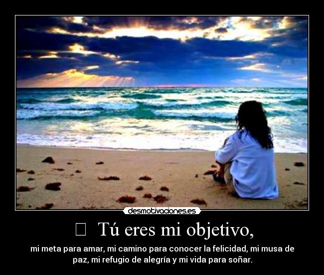Tú eres mi objetivo, -