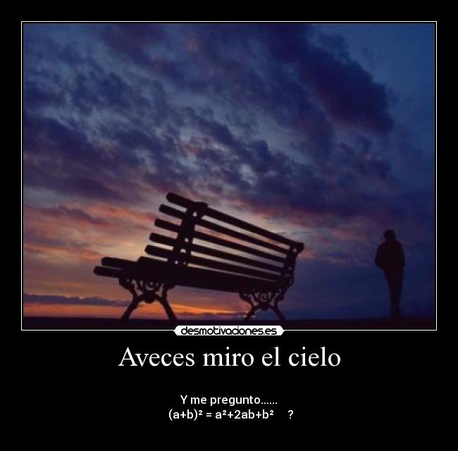 Aveces miro el cielo - 